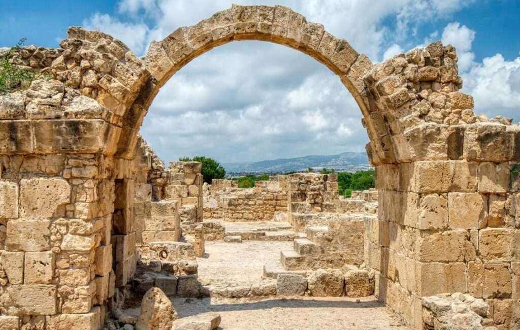 A Typical Scene From The Paphos Archaeological Park