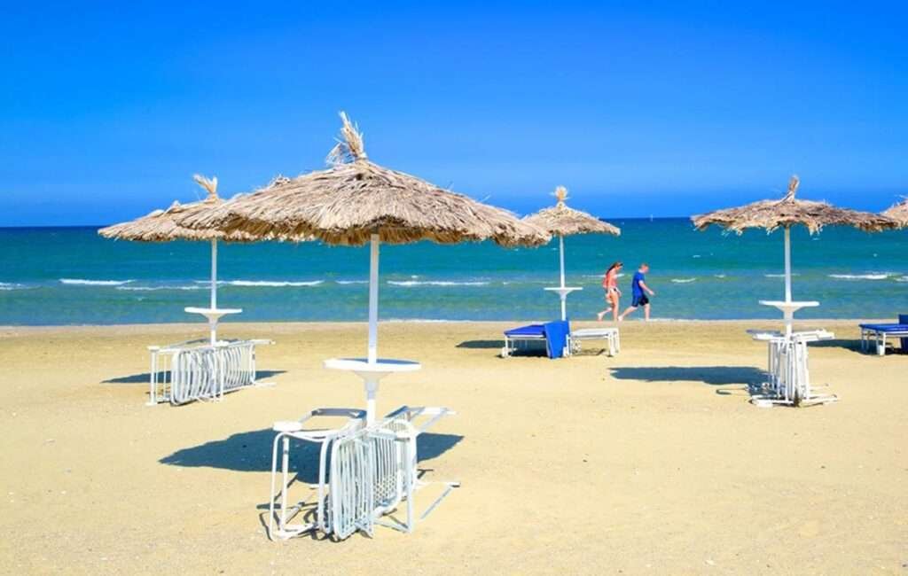 Quality Sands At Mackenzie Beach In Larnaca, Cyprus