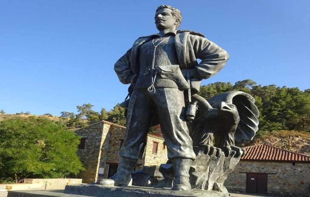 Tributes To EOKA Freedom Fighters At The Holy Monastery Of Panagia Machairas In Cyprus