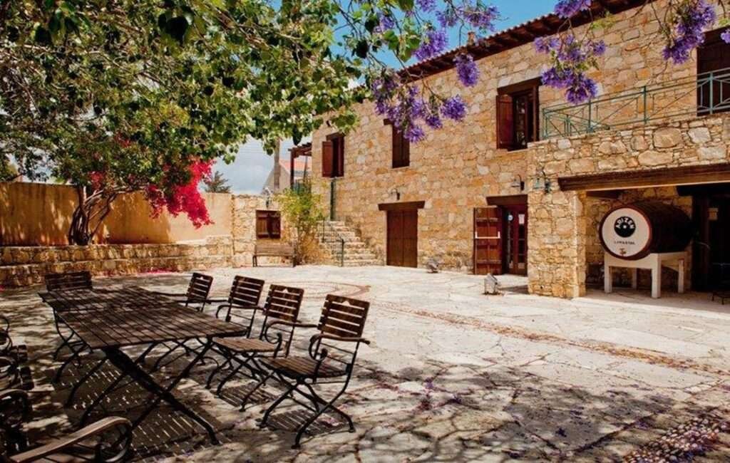 The Cyprus Wine Museum Is Housed In A Restored Stone Building