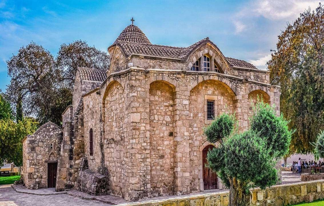 The Church Of The Virgin Mary Angeloktisti In The Village Of Kiti In Larnaca, Cyprus