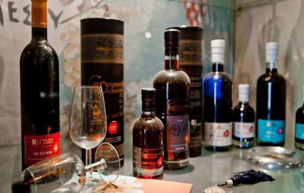 Examples Of Wine At The Cyprus Wine Museum