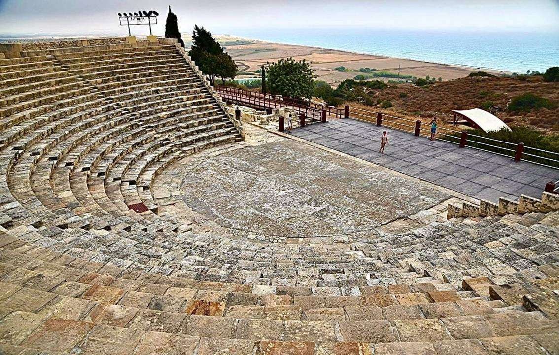 The Kourion Amphitheatre In Cyprus