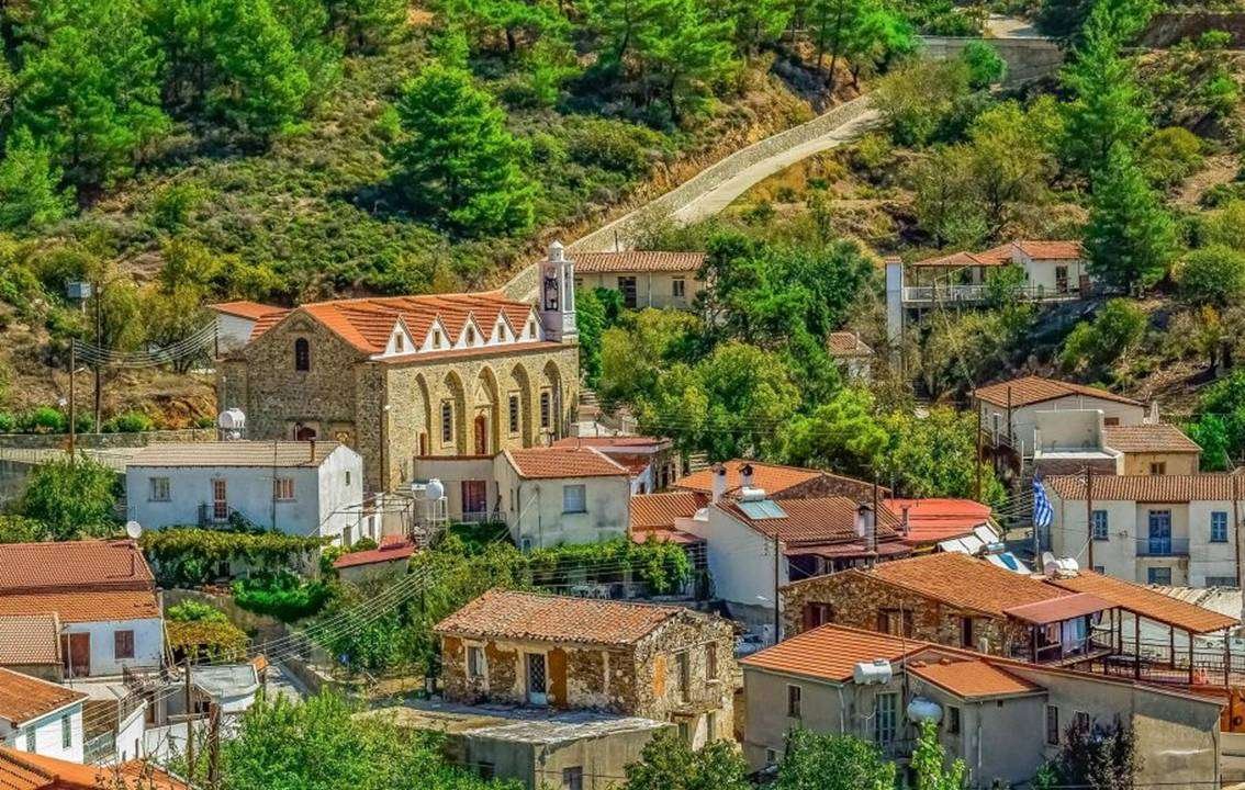 The Village Of Vavatsinia In The Larnaca District Of Cyprus
