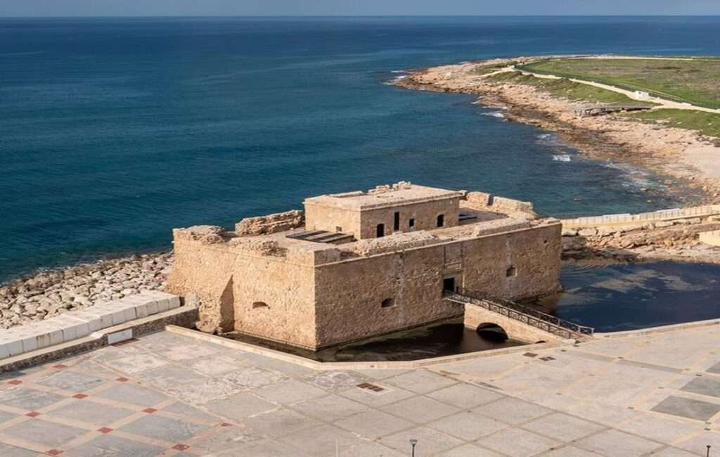 An Aerial View Of The Paphos Castle