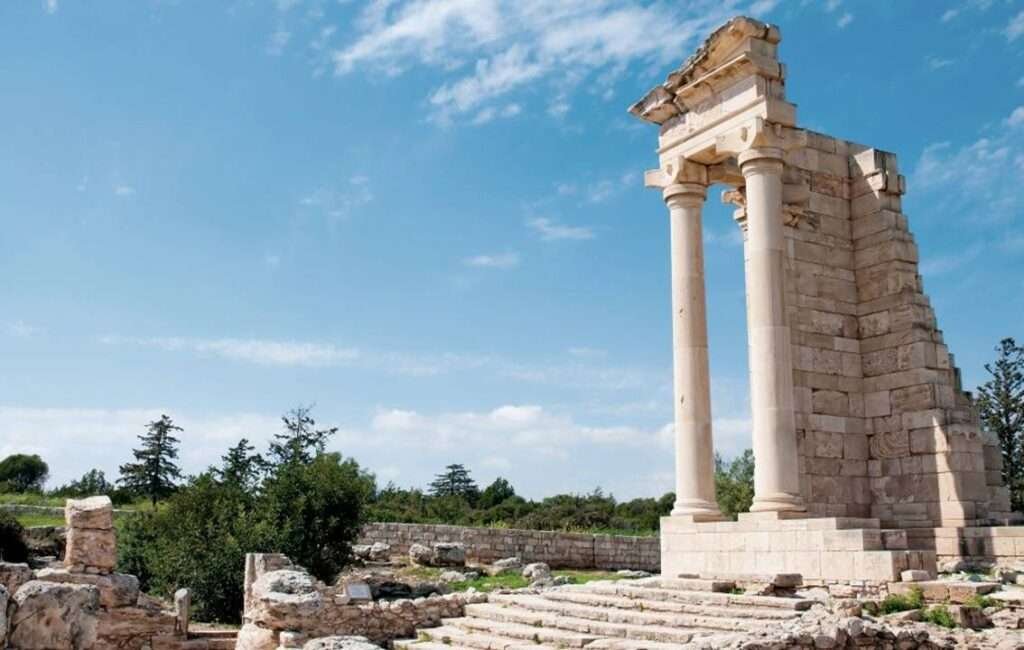 A Temple Dedicated To The God Apollo In Cyprus