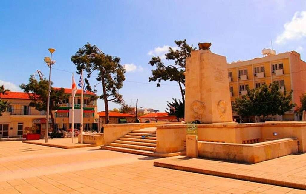 A Monument Dedicated to Fallen Cypriot Heroes In Limassol, Cyprus