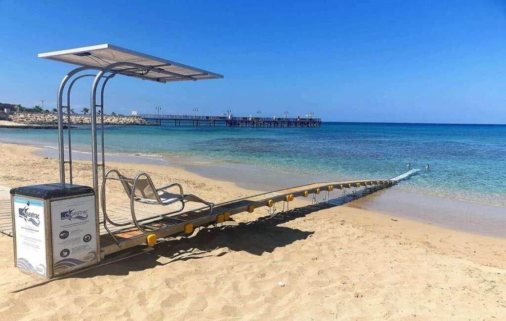 New Beach Ramps For Wheelchair Users At Cyprus Beaches