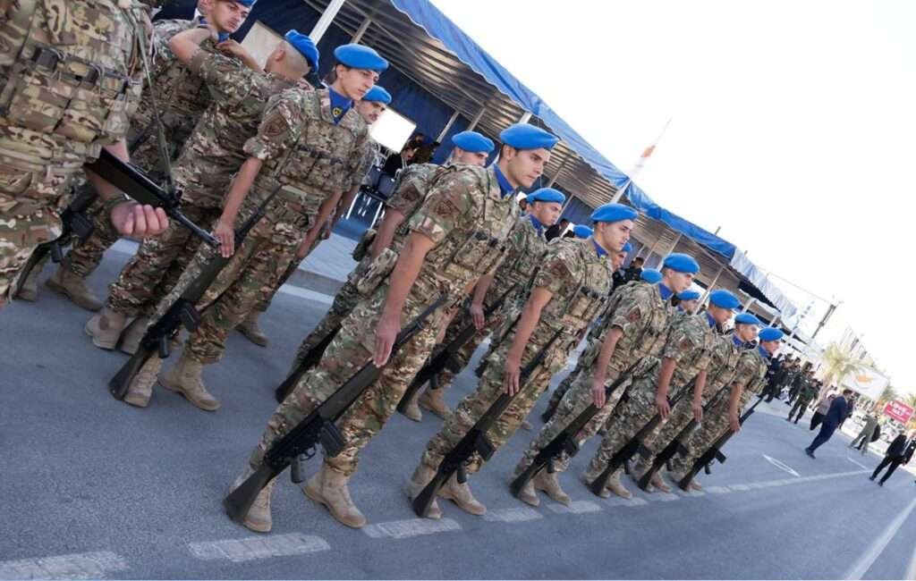 A Typical Military March held On October 1st