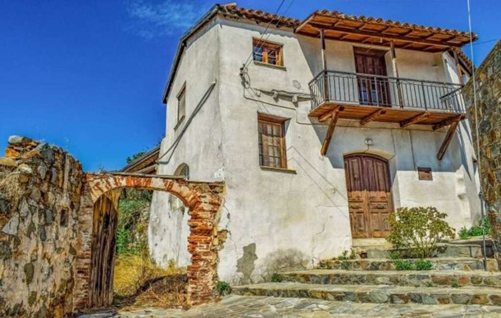 Typical Architecture In the Village of Vavatsinia In Larnaca Cyprus