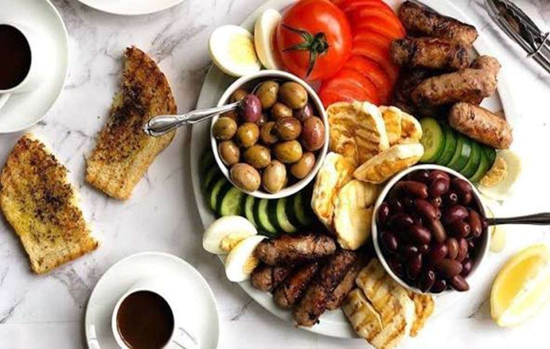 A Typical Cypriot Breakfast