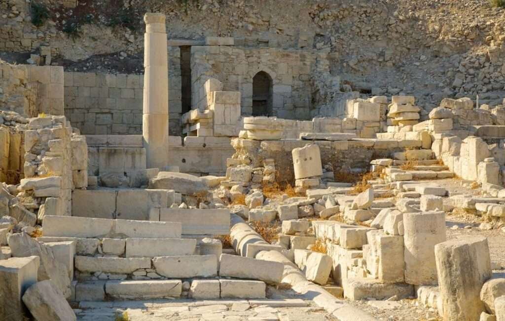 The Ancient Ruins Of Amathus In Limassol, Cyprus