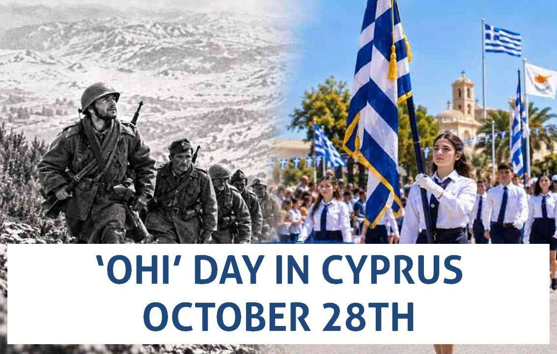Ohi Day Is Celebrated Across Cyprus On October 28th