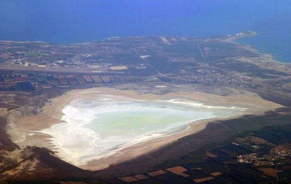 The Akrotiri Salt Lake In Limassol, Cyprus
