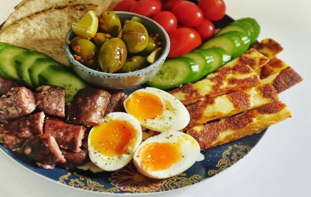 Several Components Make For A Traditional Cypriot Breakfast