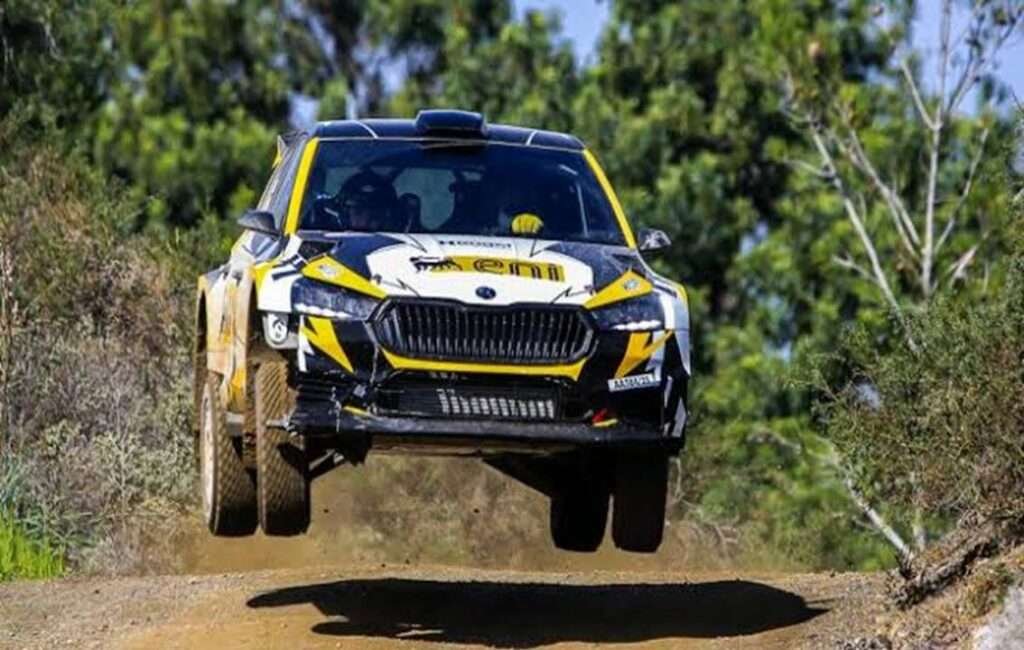 Gravel Racing In The Cyprus International Rally