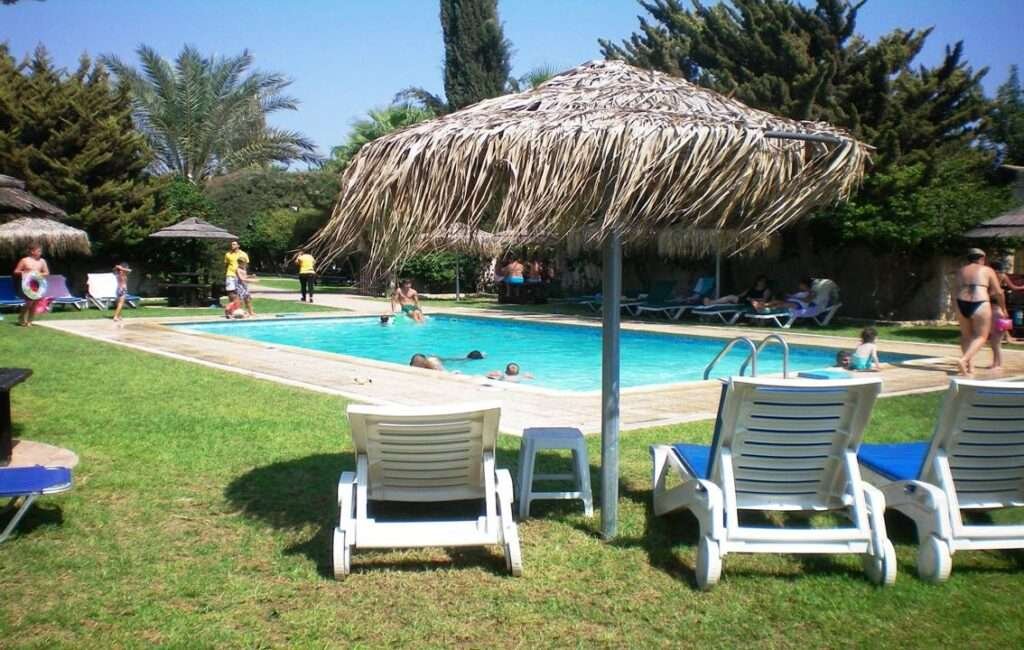 The Swimming Pool At The Camel Park In Mazotos Village Cyprus